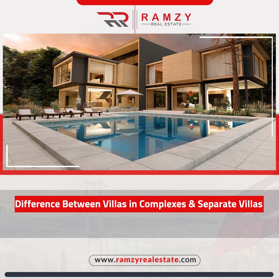 The difference between villas in complexes and separate villas