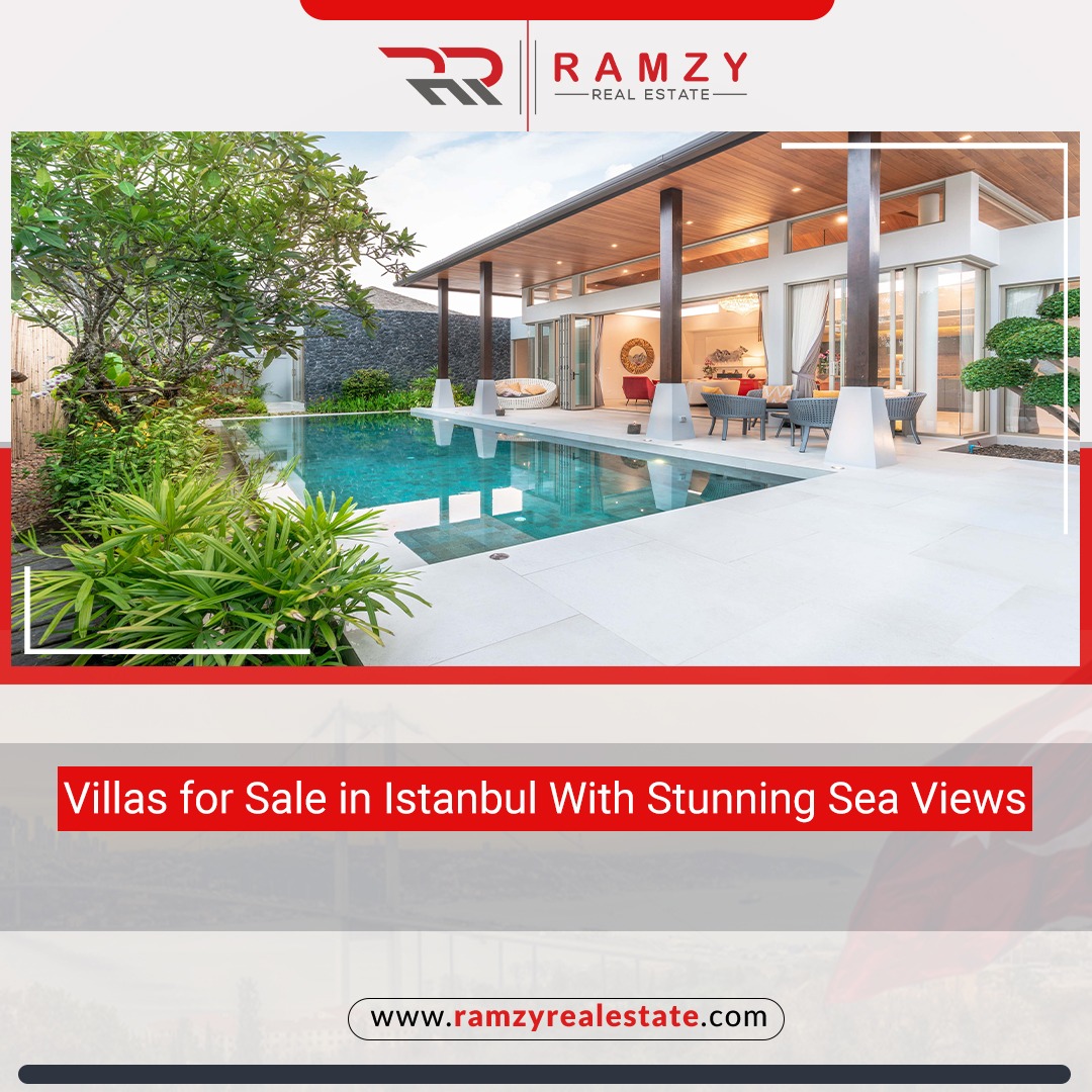 Villas for sale in Istanbul with stunning sea views