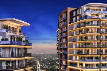 Apartments for sale in Maslak Istanbul, overlooking the charming Belgrade Forest