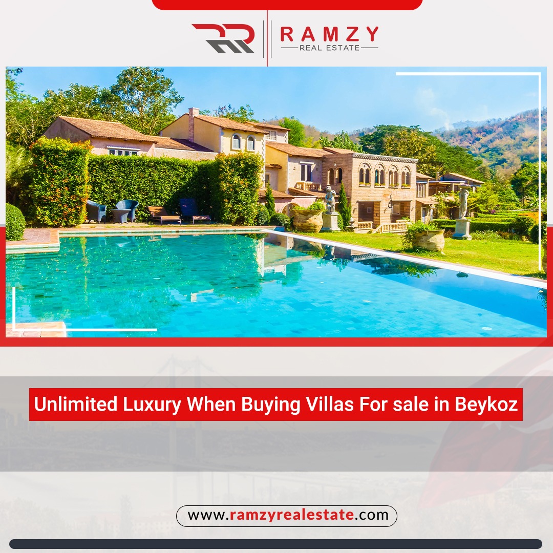 Unlimited luxury when buying villas for sale in Beykoz