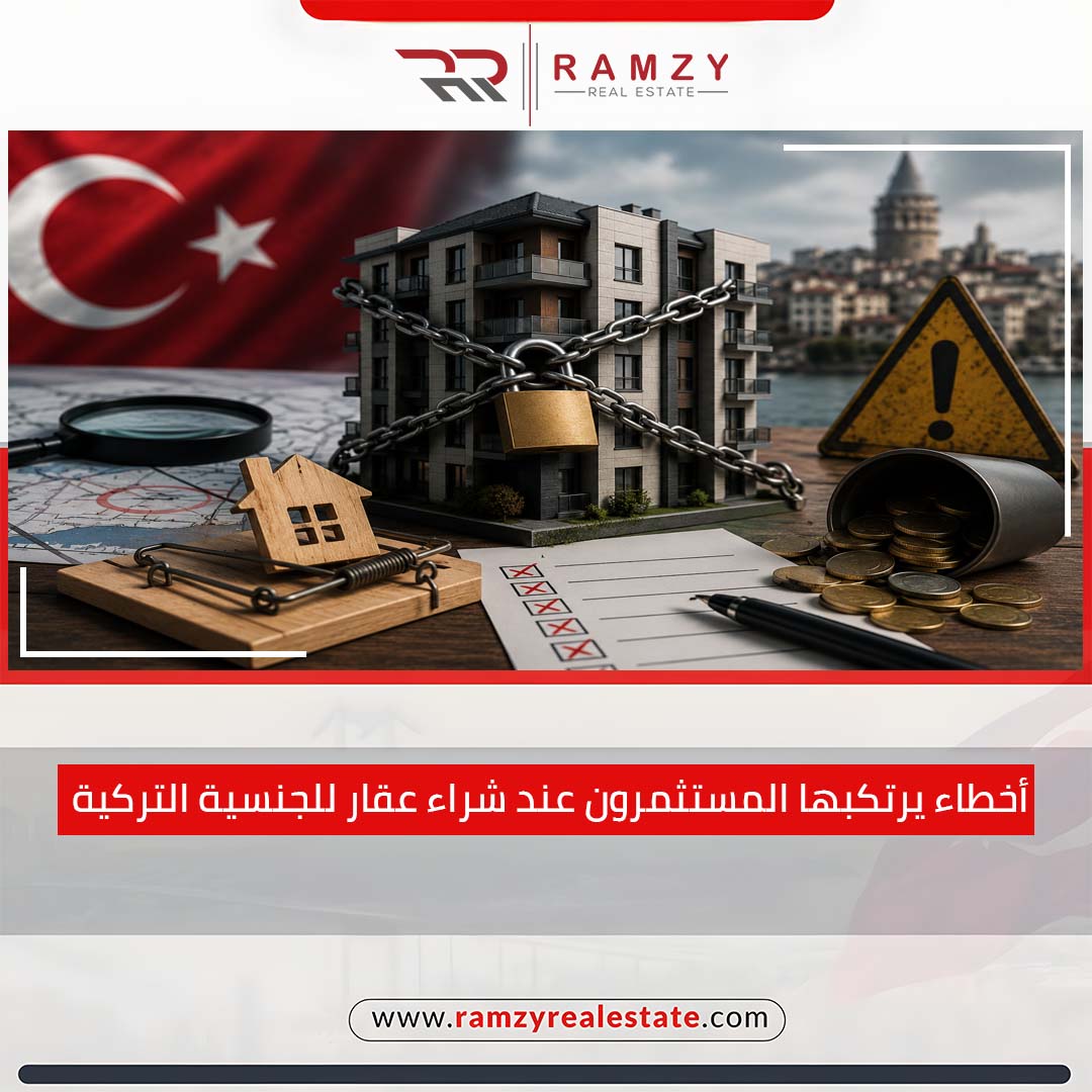 أخطاء قاتلة يرتكبها المستثمرون عند شراء عقار للجنسية التركية