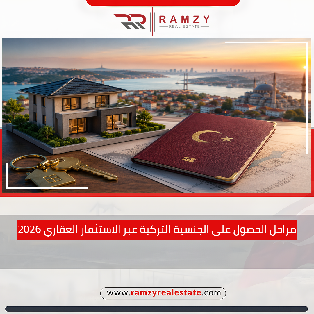 مراحل الحصول على الجنسية التركية عبر الاستثمار العقاري 2026 | دليل الجنسية التركية الشامل
