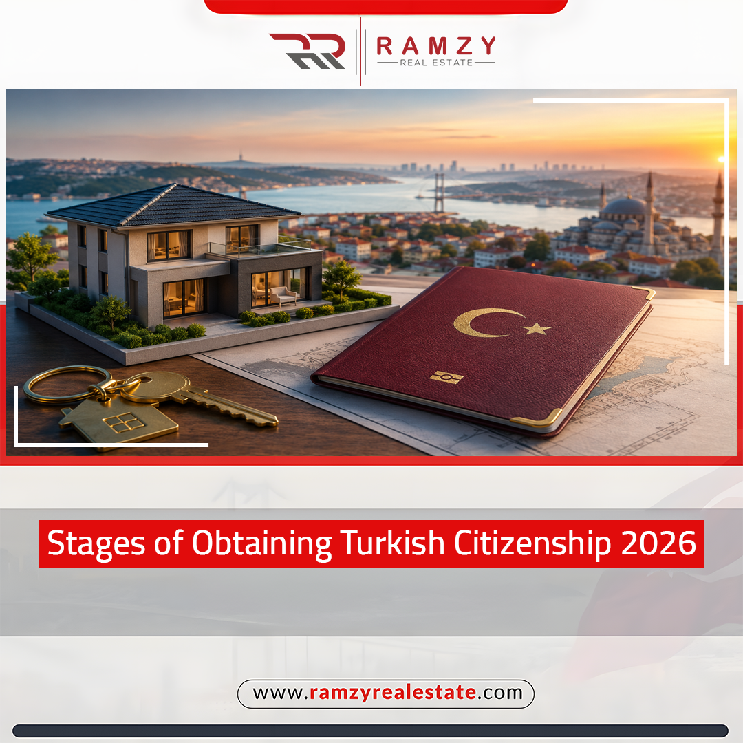 Stages of Obtaining Turkish Citizenship Through Real Estate Investment in 2026 | Complete Guide