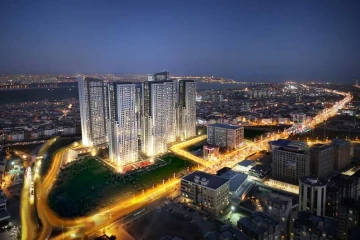 Apartments for sale with sea, lake and city view in Istanbul