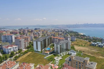 آپارتمان های فروشی با منظره دریا در بویوک چکمجه استانبول