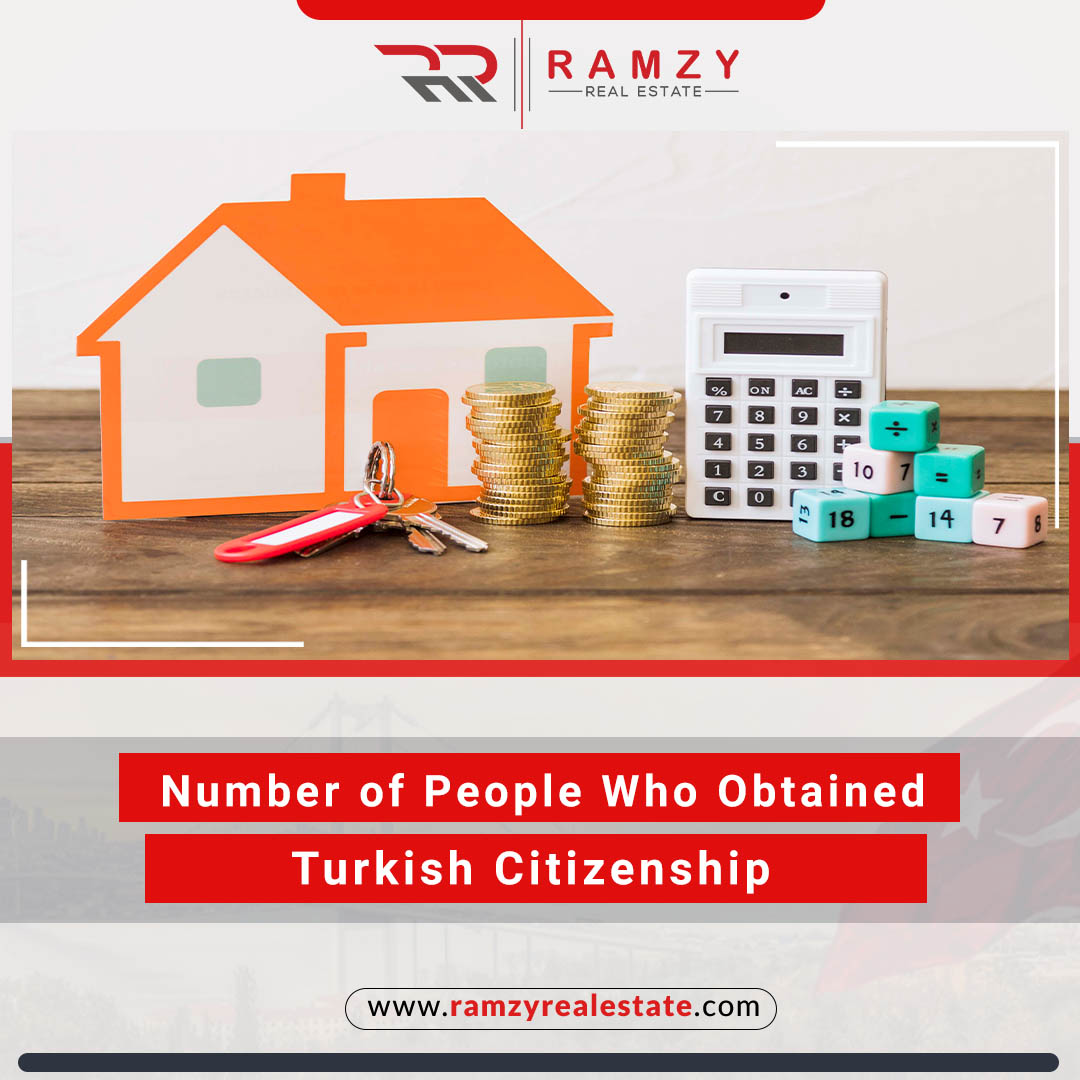 The number of people who obtained Turkish citizenship through real estate investment