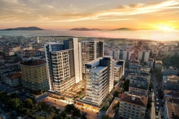 آپارتمان برای فروش در استانبول آسیایی با منظره دریا