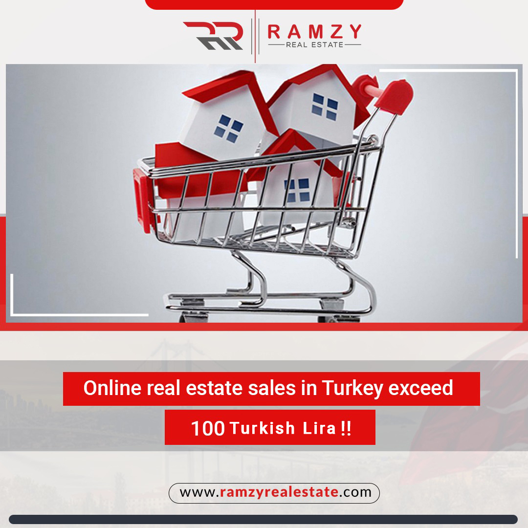 Online real estate sales in Turkey exceed 100 million liras !!