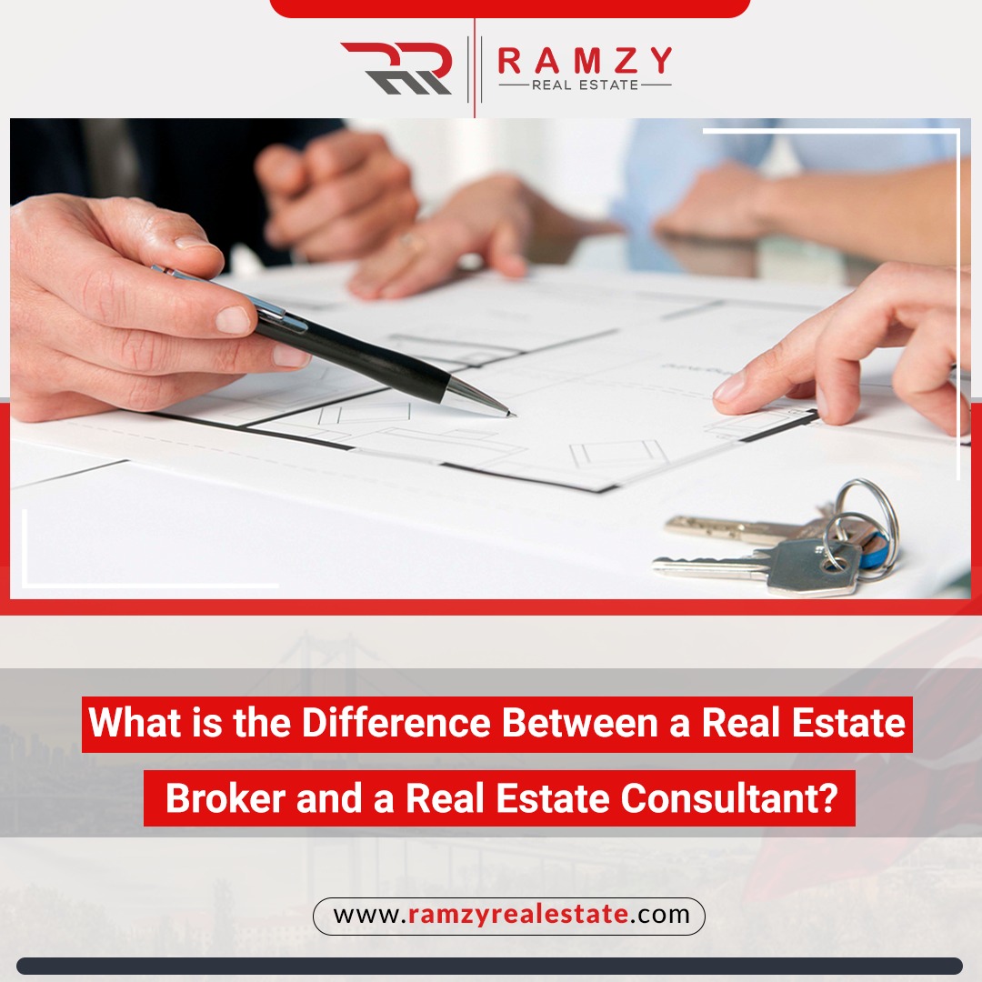 What is the difference between a real estate broker and a real estate consultant