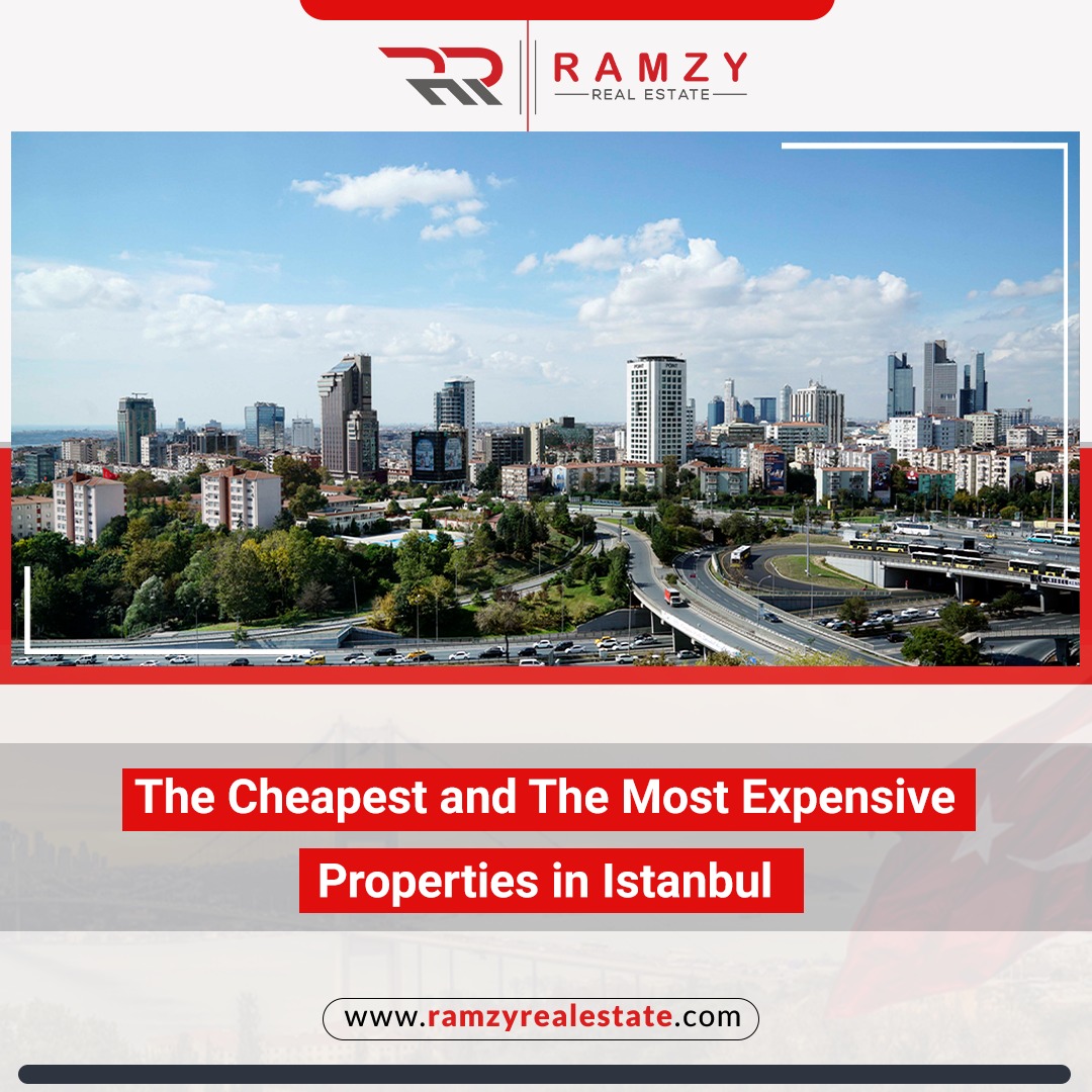 The cheapest and the most expensive properties in Istanbul