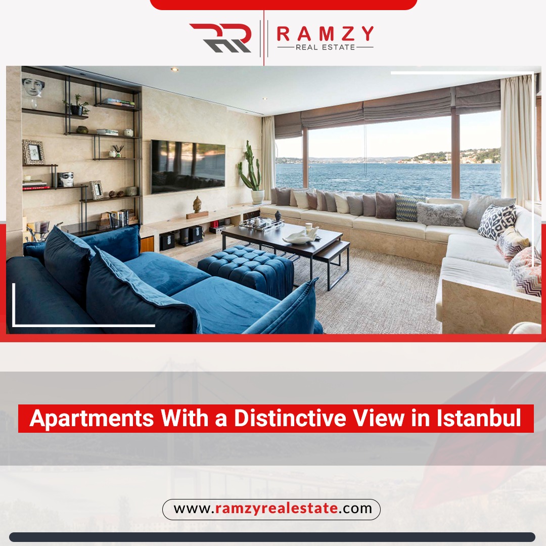 آپارتمان با چشم انداز متمایز در استانبول