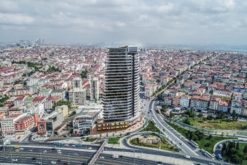 فروش آپارتمان در آوجیلار - استانبول با منظره دریا