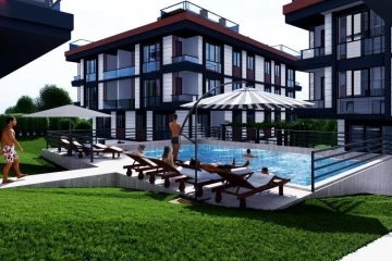 آپارتمان برای فروش در بیلیک دوزو استانبول در یک مجتمع مسکونی خانوادگی