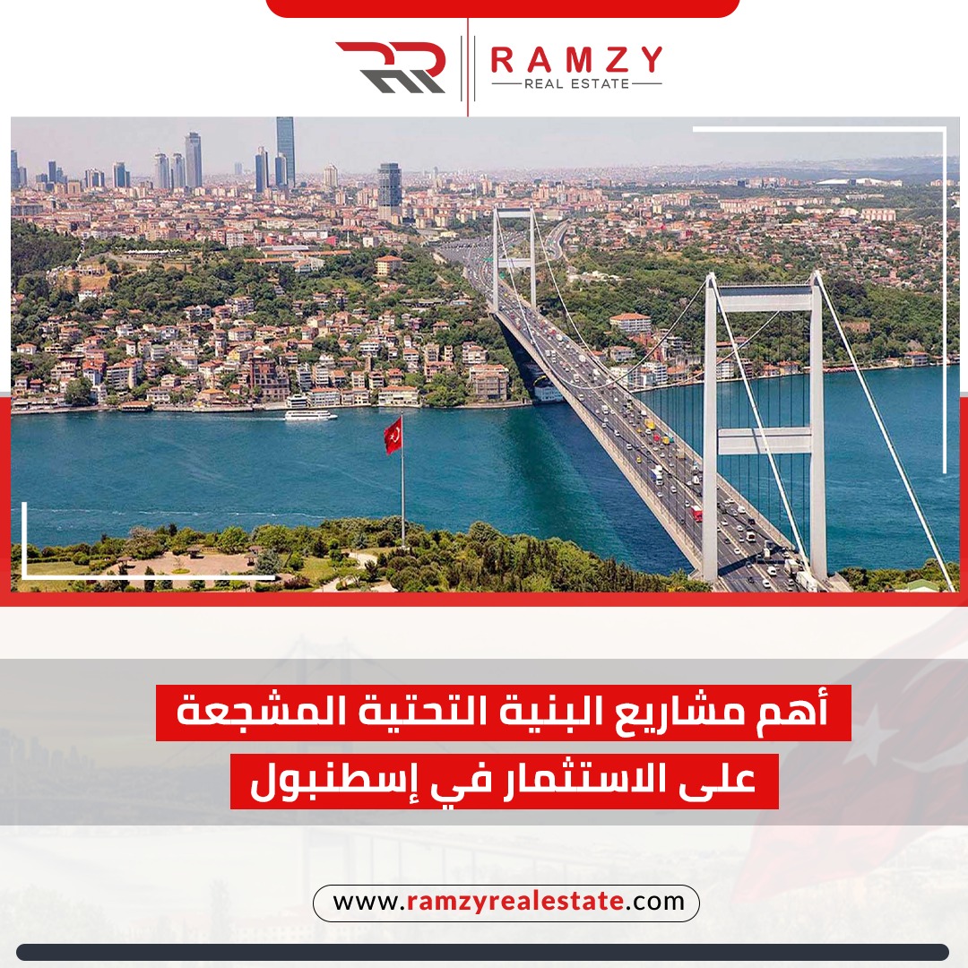 أهم مشاريع البنية التحتية المشجعة على الاستثمار في إسطنبول