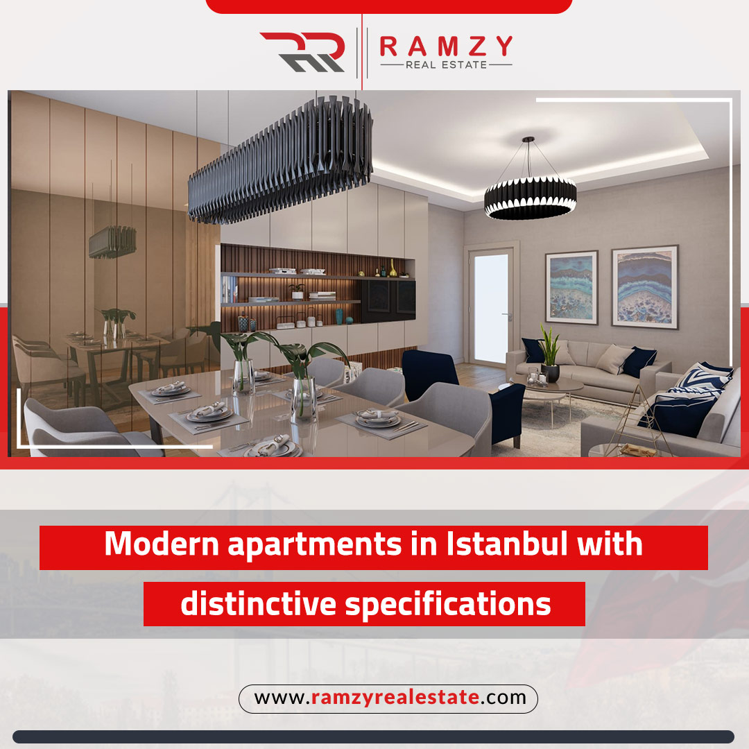 Modern apartments in Istanbul with distinctive specifications