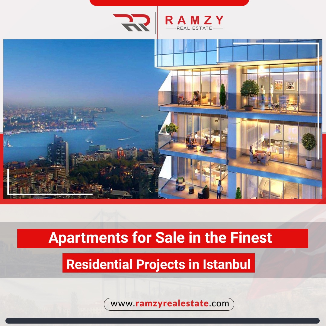 Apartments for sale in the finest residential complexes in Istanbul