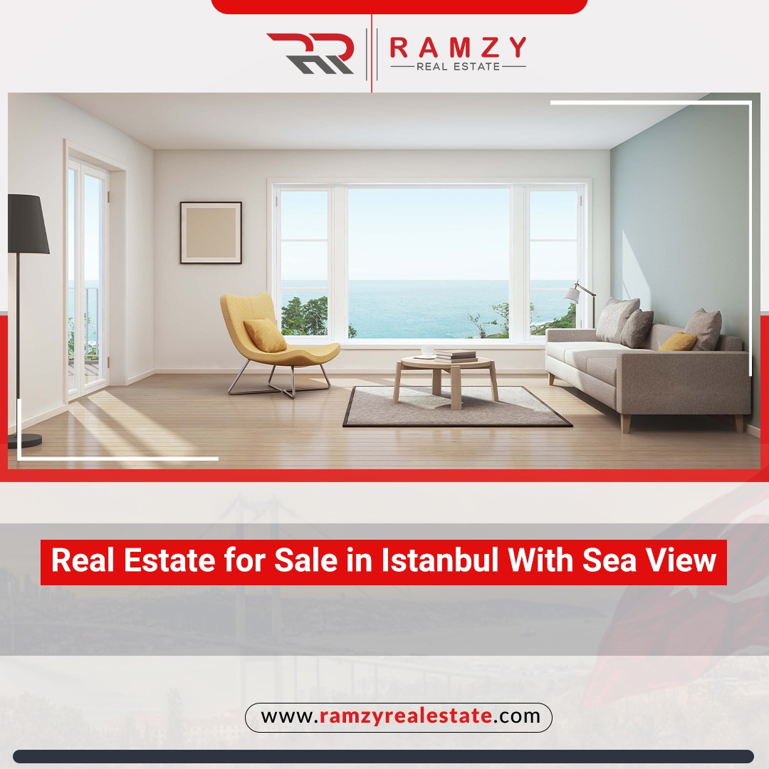 Real estates for sale in Istanbul with sea view